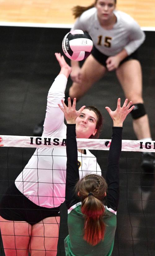 Osage vs Tipton state volleyball