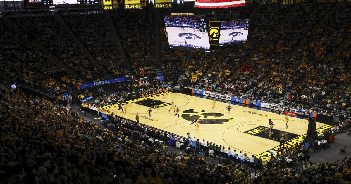 COLLEGE ATHLETICS | IOWA Iowa to seek BOR approval for Carver-Hawkeye Arena renovation plans Jun 8, 2026 1 hr ago