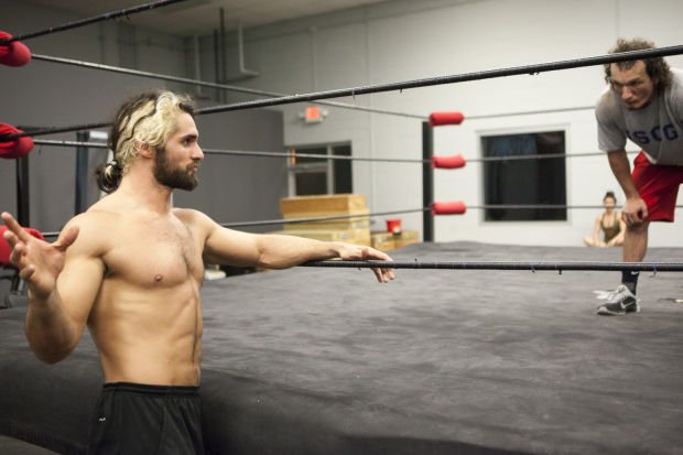 Download Wwe Seth Rollins Porn - After three months in Q-C gym, wrestling students ready for ring