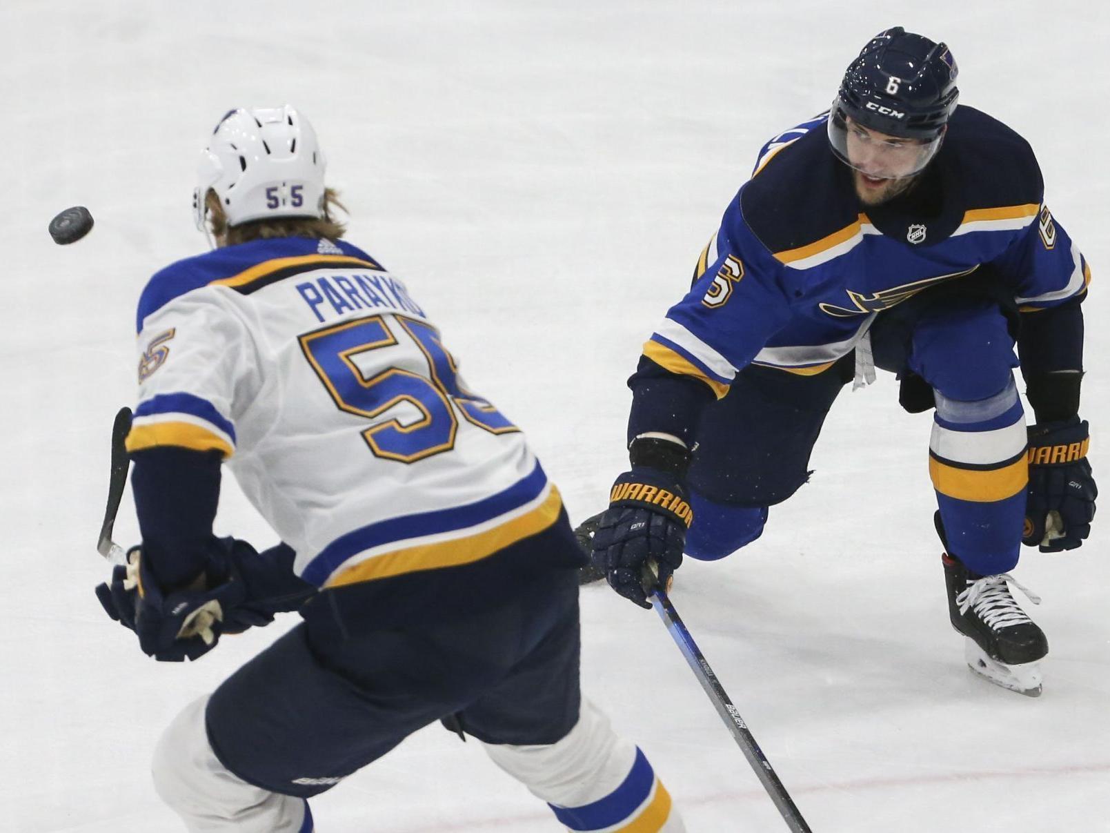 Parayko And Scandella Racing To Be Blues Shutdown Pair On D Hockey Qctimes Com Parayko And Scandella Racing To Be Blues Shutdown Pair On D Hockey Qctimes Com