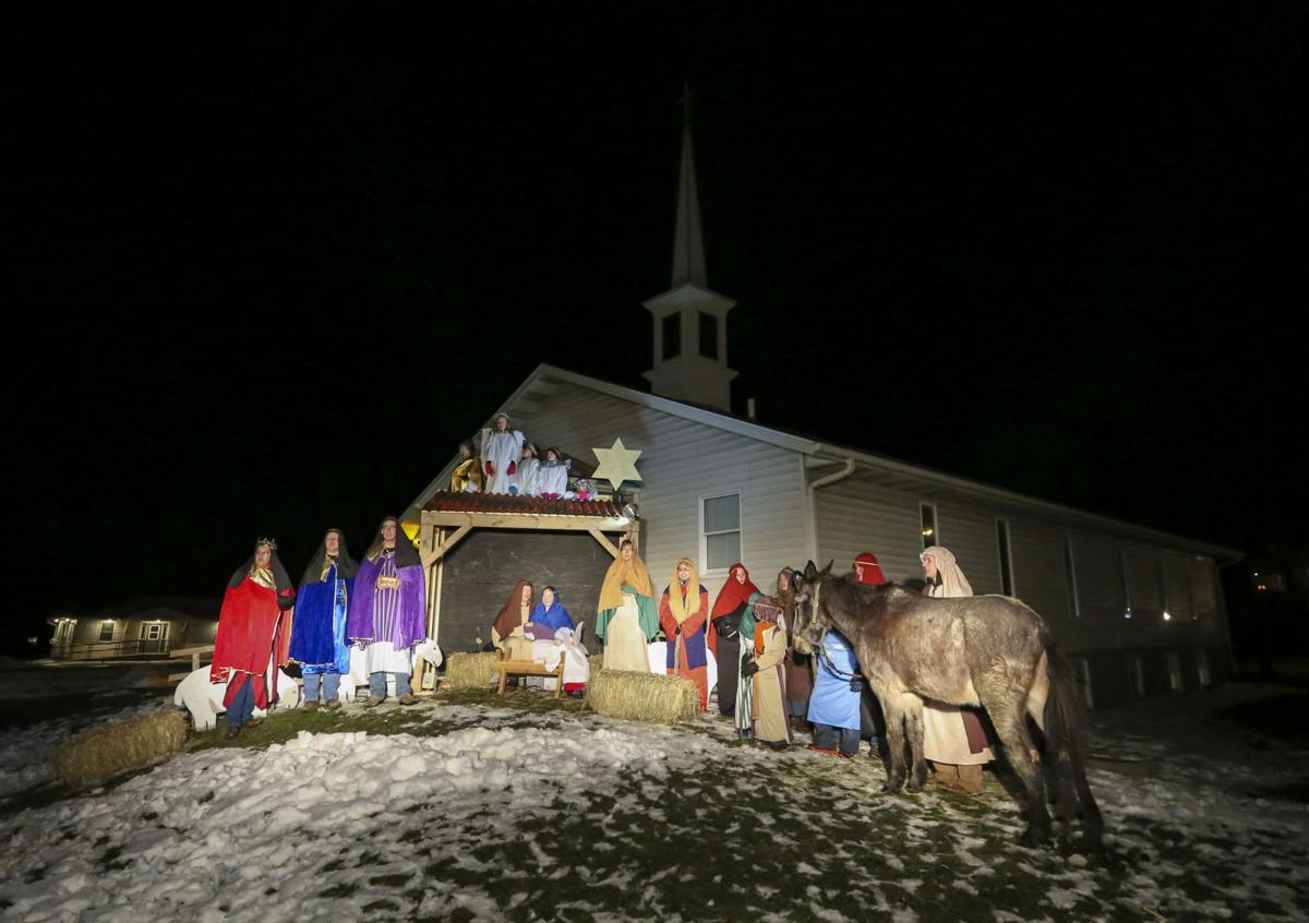 Historic Photos Live Nativity Scene in Davenport News Local and
