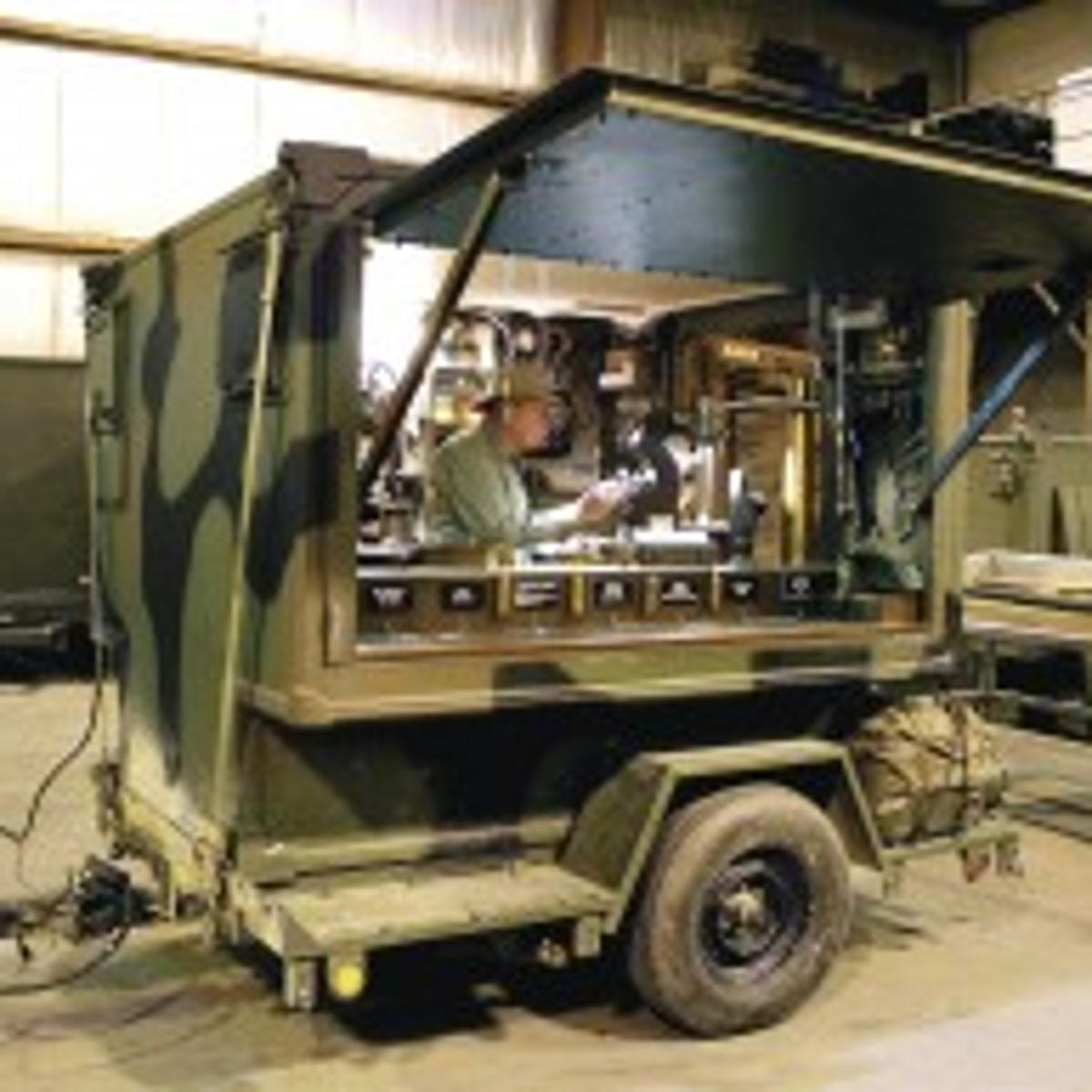 Vet Turns Military Surplus Into Dog Tag Making Vehicle Local