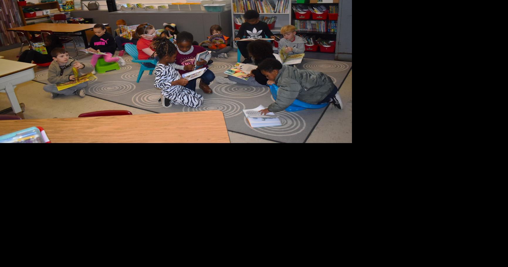 Reading time at Jane Addams Elementary School