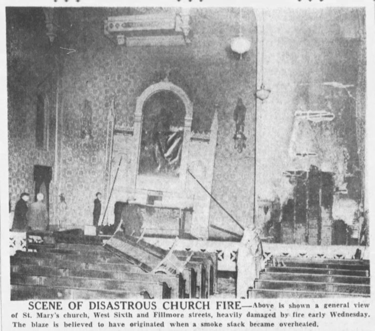 Ask the Times Remembering the Christmas Eve fire at St. Mary's in 1947
