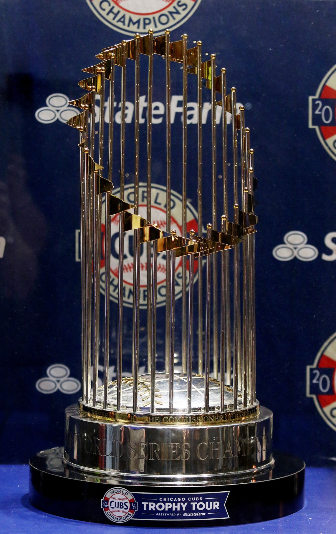 Photos: Cubs World Series Trophy comes to the Q-C