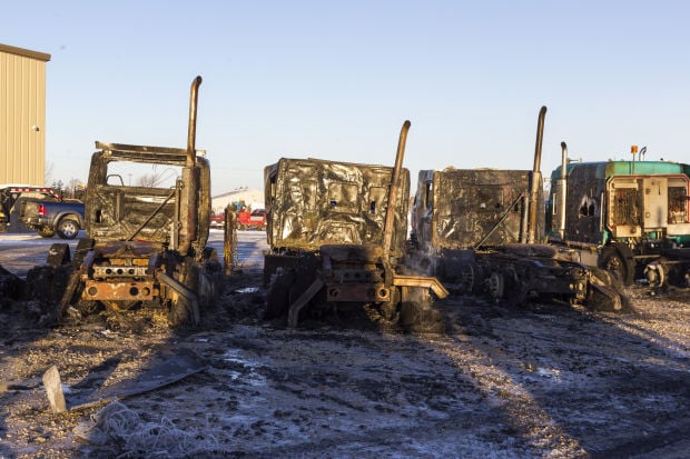 Tennant Truck Lines fire