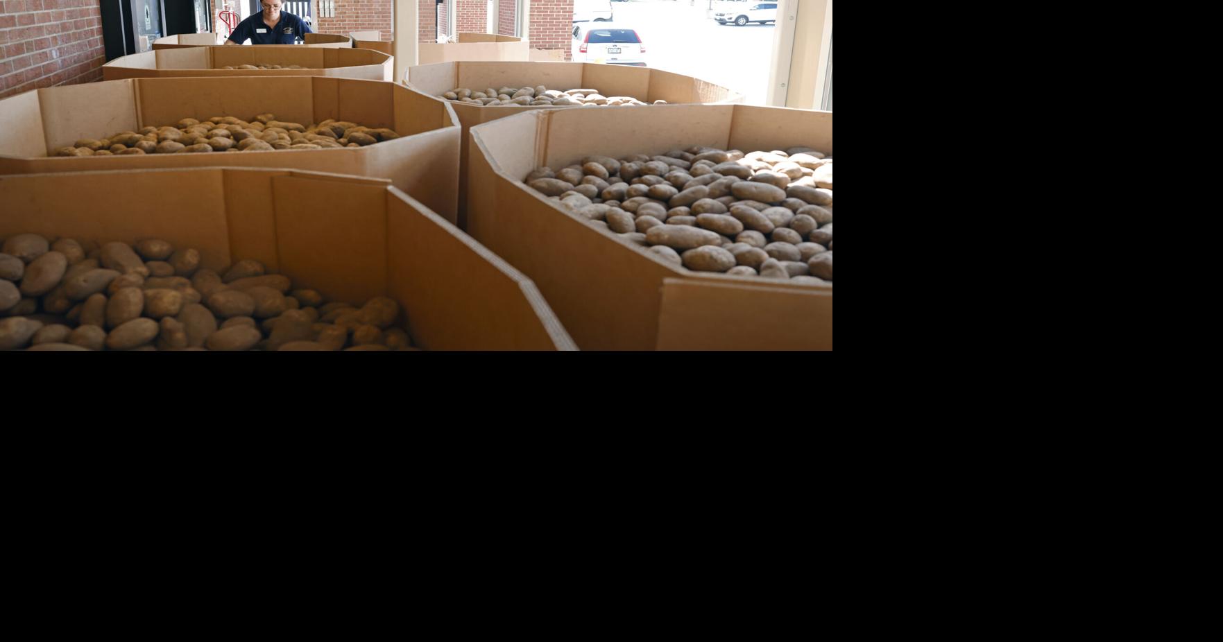 Photos: Churches United receives massive potato donation, encourages community to take what they need