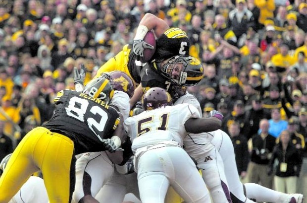 Wegher returns, then leaves Iowa practice