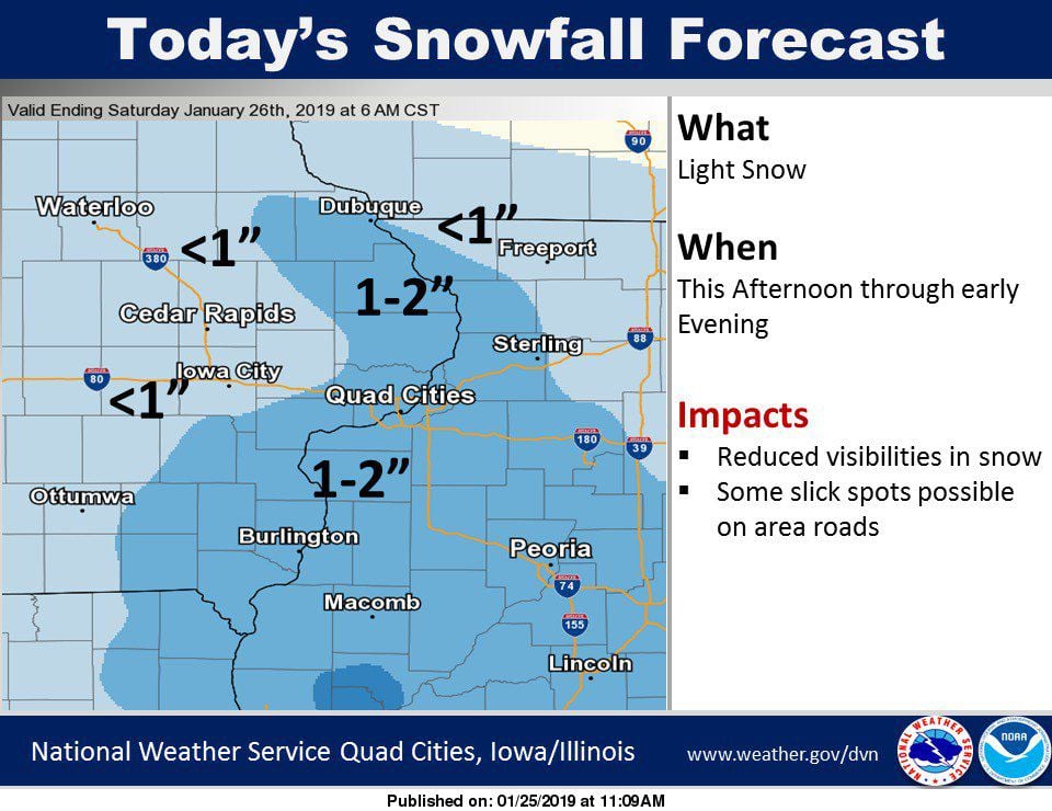 Noon update: Snow this afternoon and Sunday night, then bitter cold ...