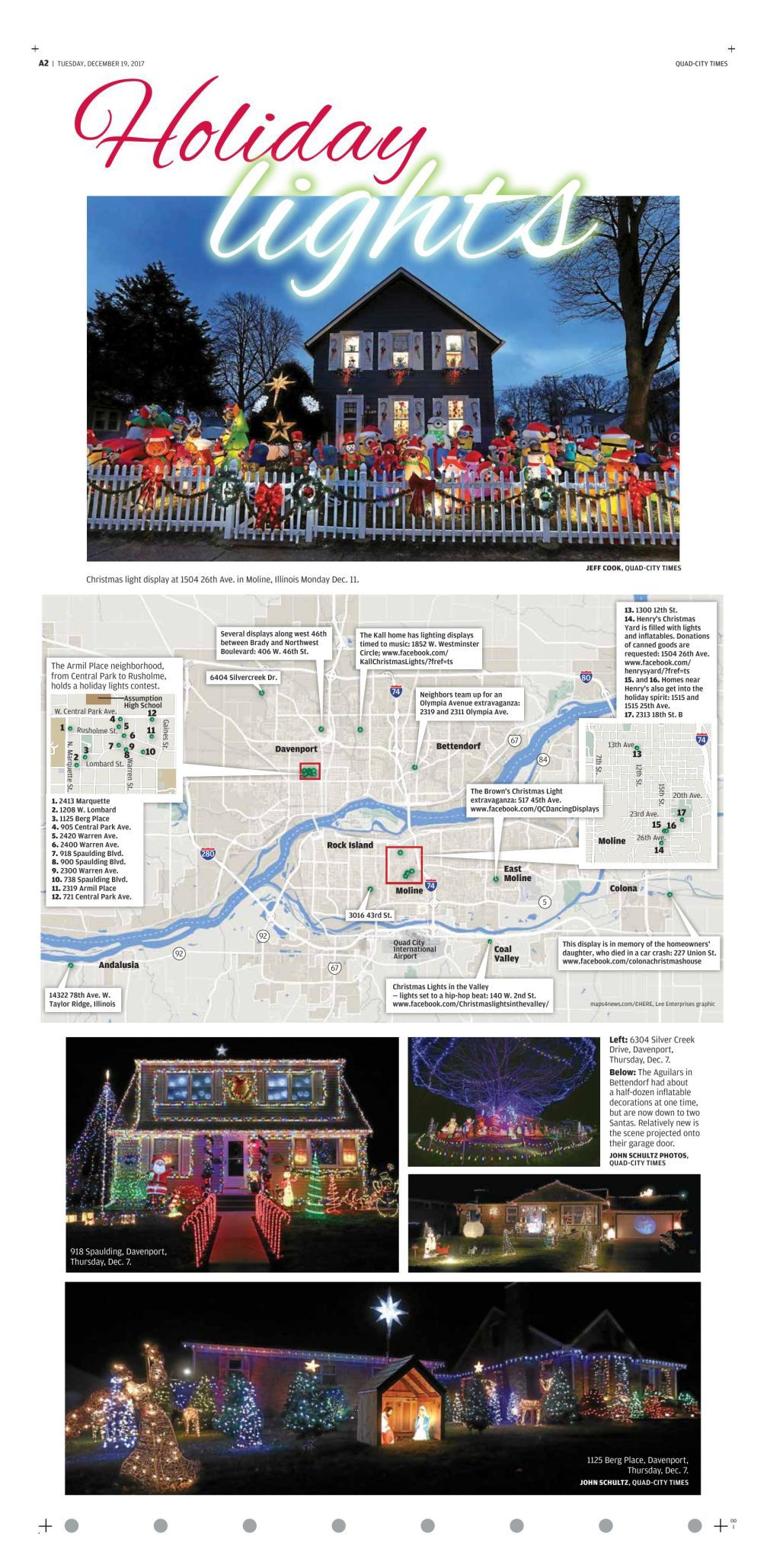 Quad Cities Christmas Lights 2022 Holiday Lights | | Qctimes.com