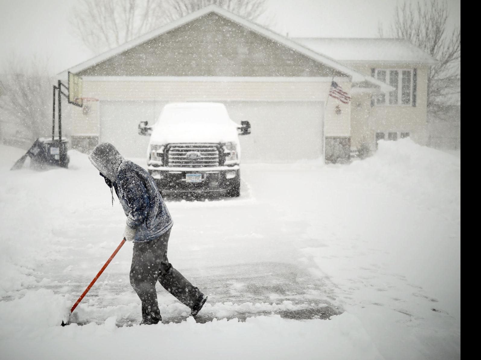 Photos Storm Brings Freezing Rain Heavy Snow Strong Winds