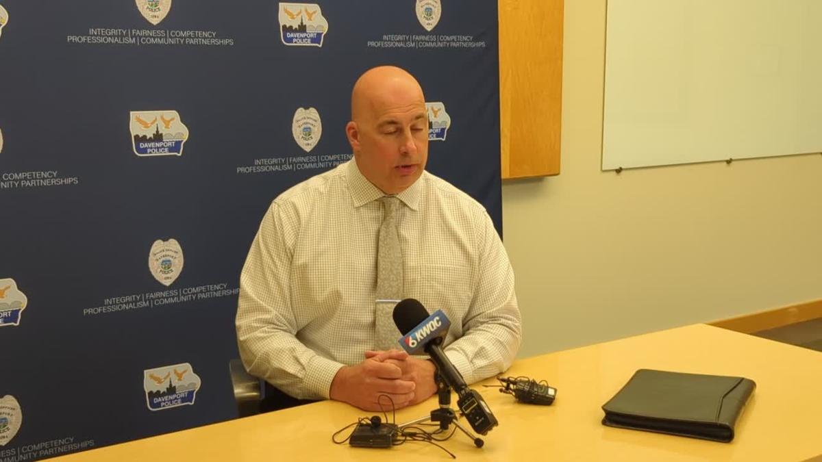 New Davenport police chief says recruitment, finding efficiencies among top priorities