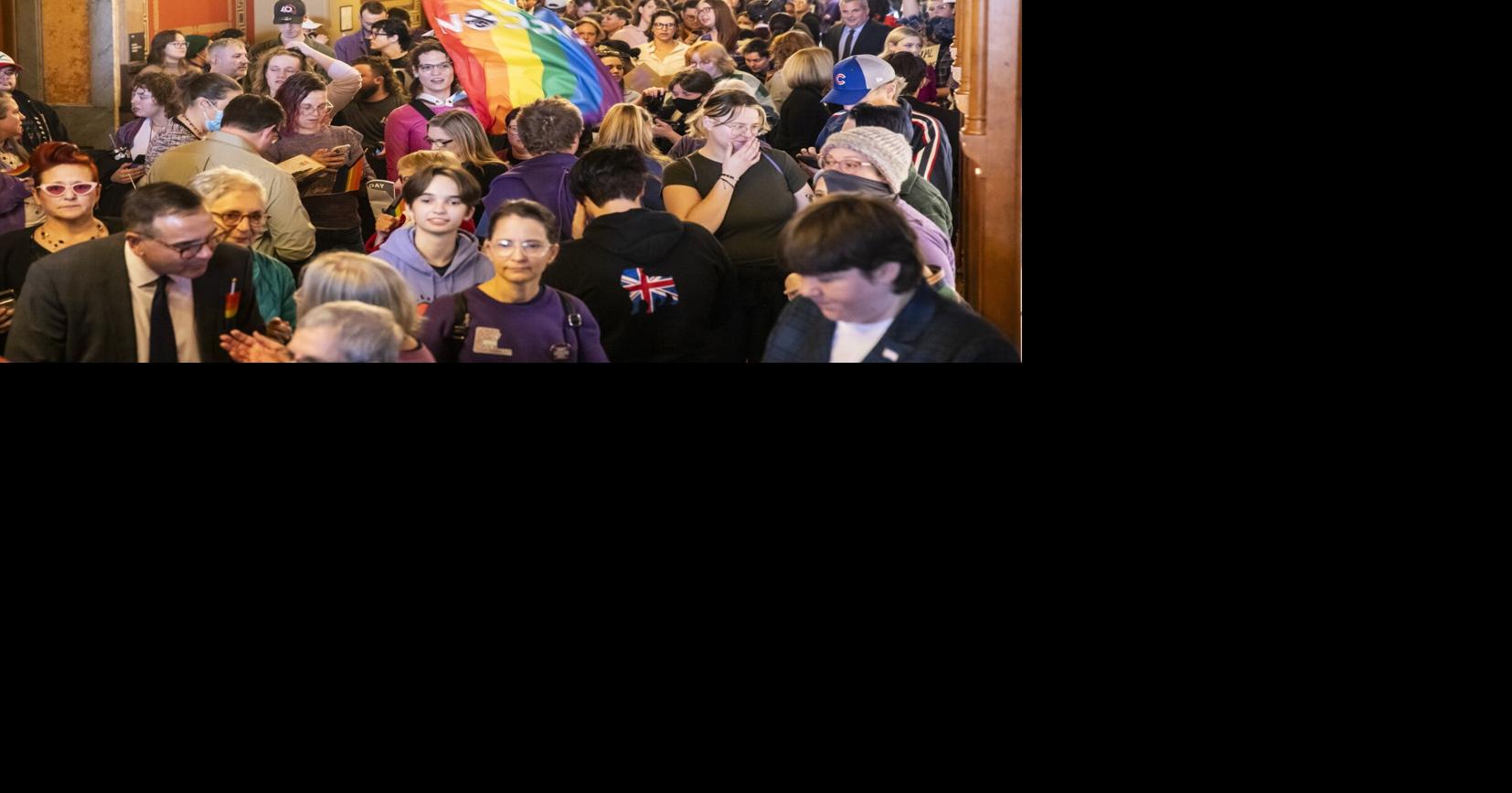 Opponents cheer as Iowa bill removing gender identity from state civil rights law fails