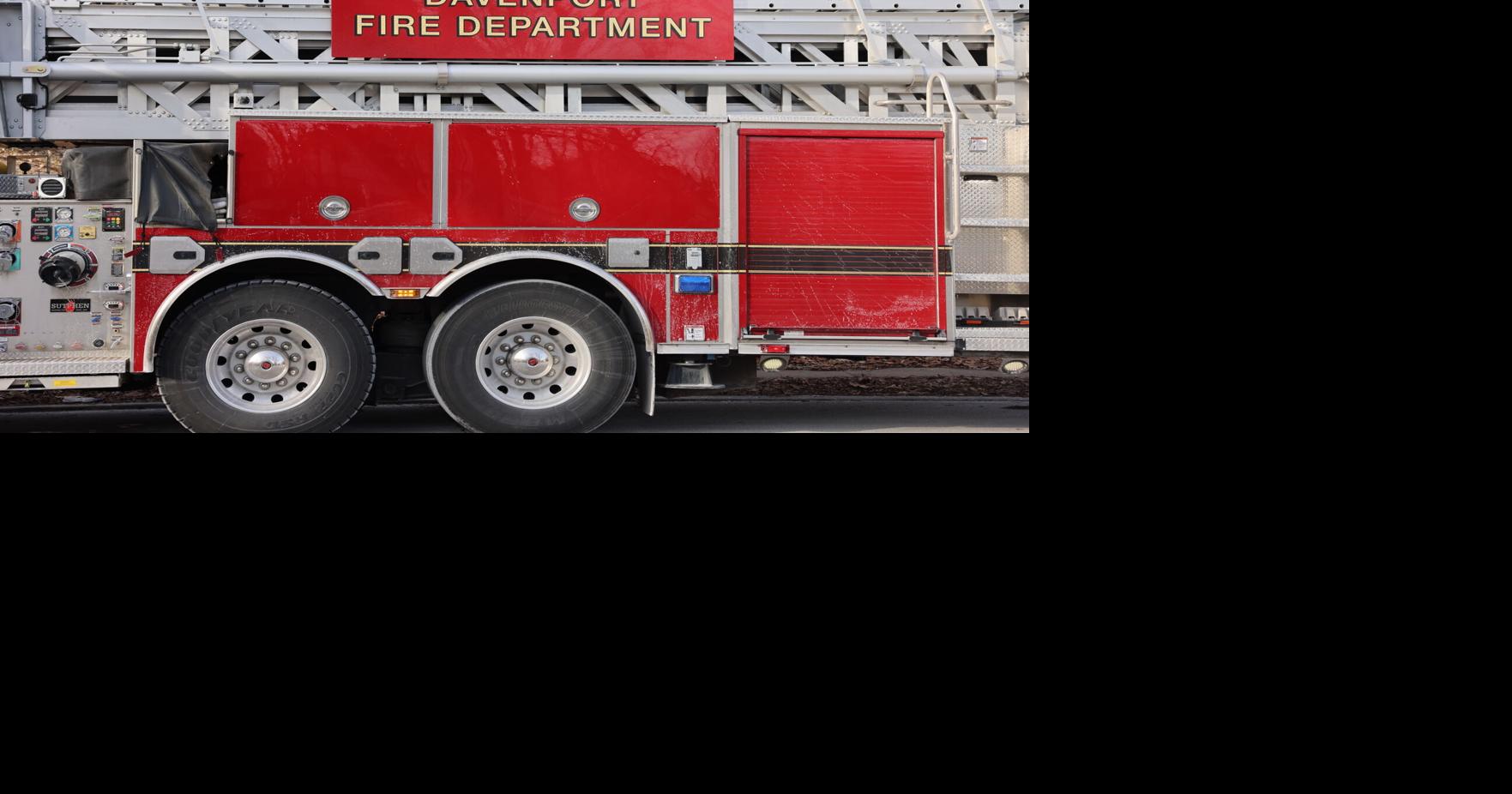 7 displaced after apartment fire in downtown Davenport Sunday morning