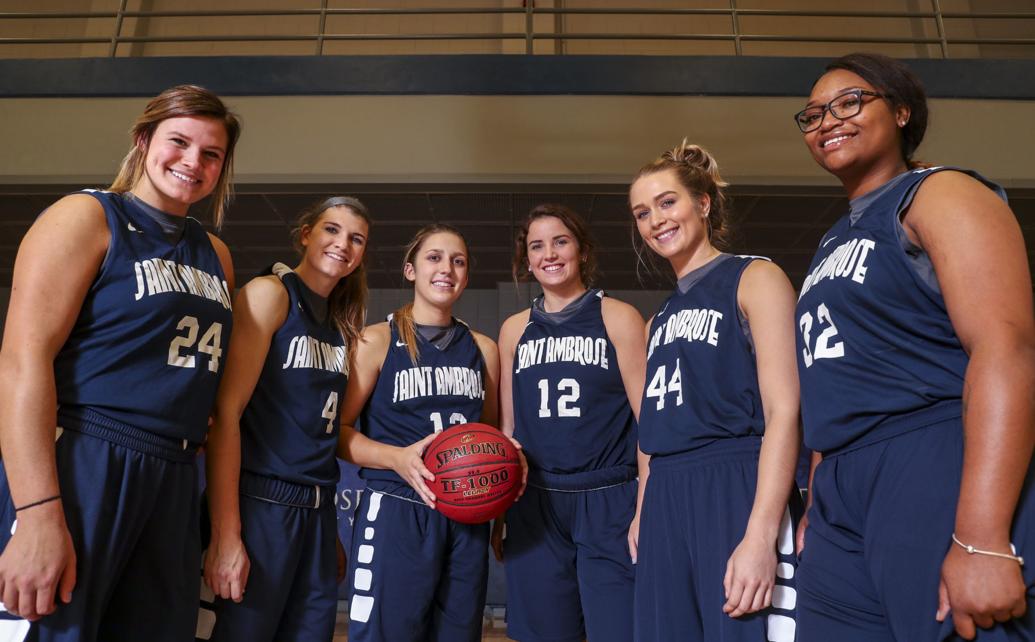 Photos St. Ambrose basketball media day St. Ambrose Sports