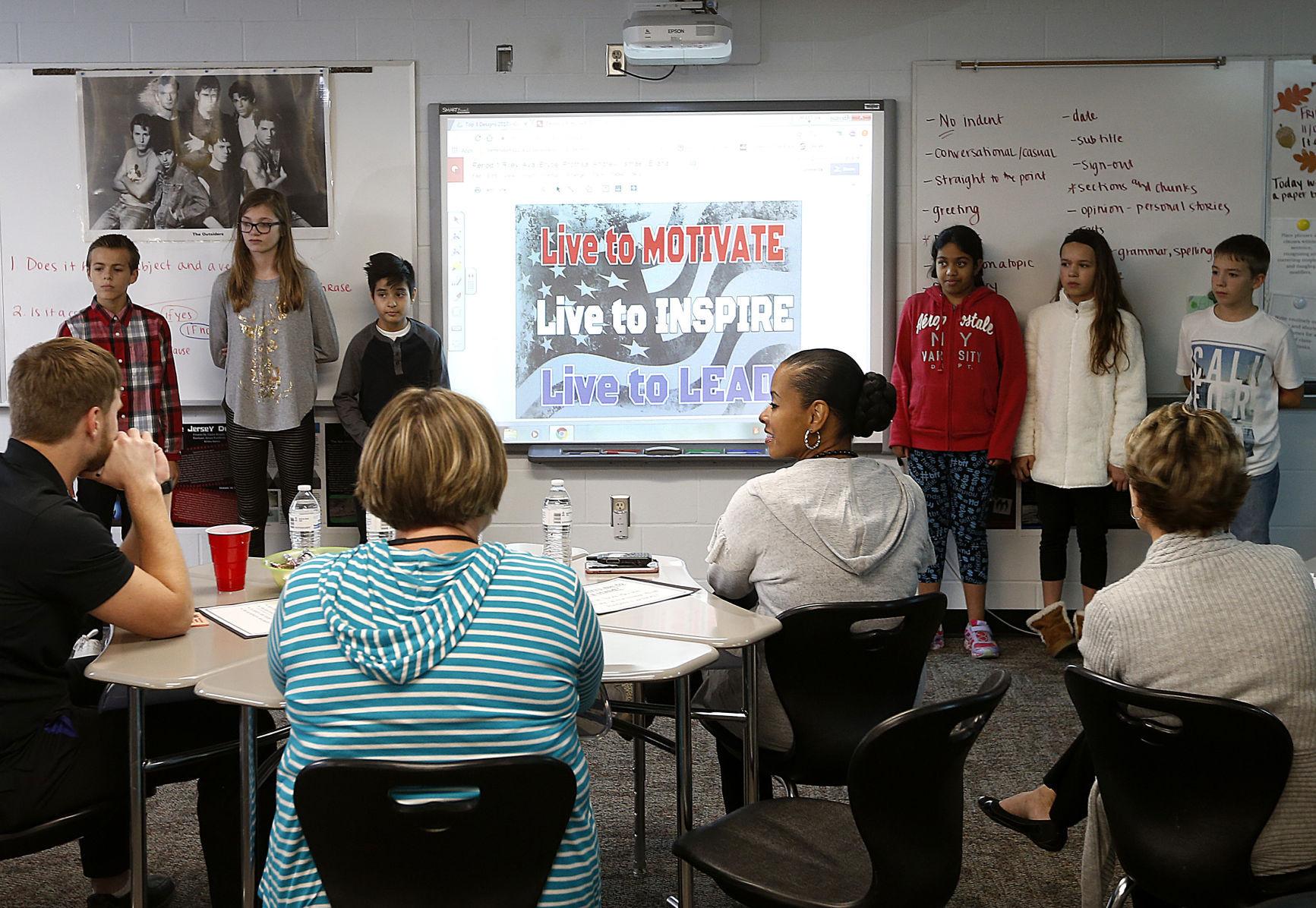 A sign of acceptance at Bettendorf Middle School Bettendorf