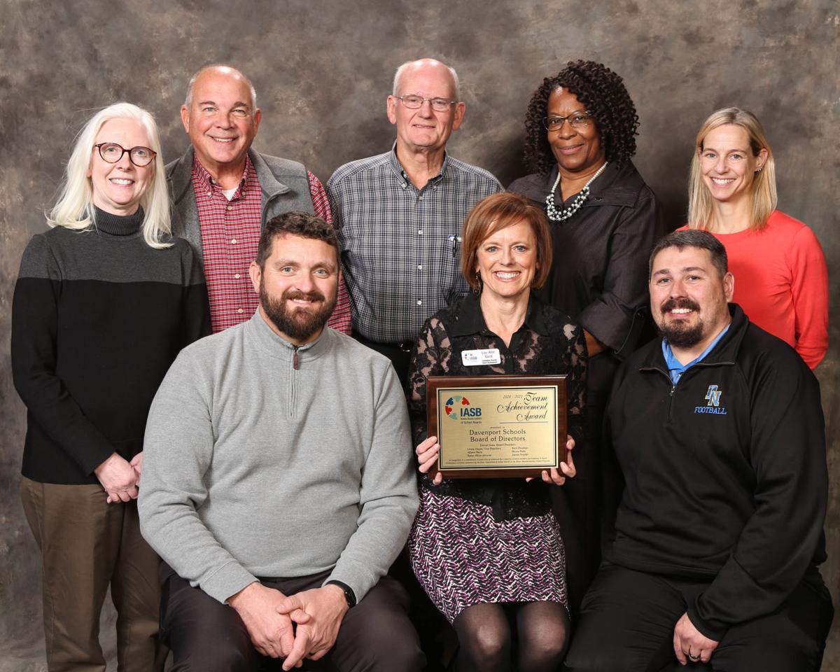 Davenport School Board recognized by school board association