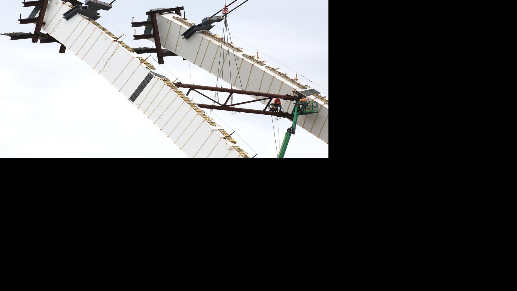 Lateral braces are being added to the I74 bridge arch. What's up with