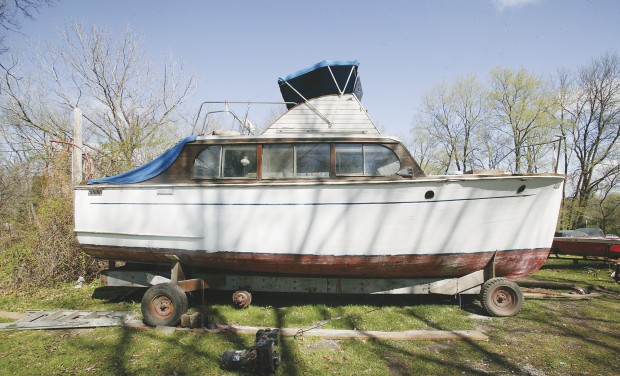 Forlorn vintage boats find Mr. Wright