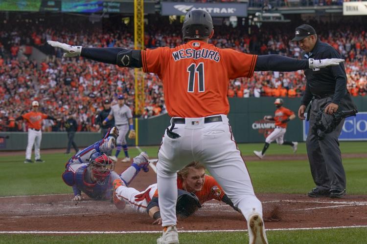 Orioles edge Rangers on Mateo's walk-off hit by pitch