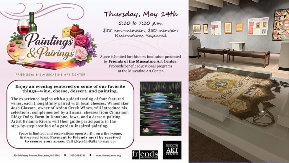 An evening of wine, cheese, and creativity at the Art Center