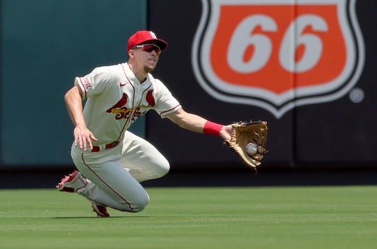 Before rain washed away ballgame, Harrison Bader brought smiles to  children's hospital: Cardinals Extra