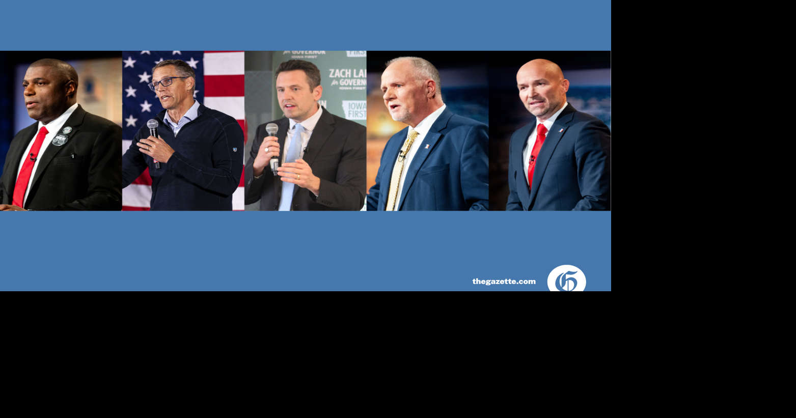 What Trump's endorsement means in Iowa's GOP primary for governor Political experts agree it's a big deal, but is it big enough for 35%? ERIN MURPHY Gazette-Lee Des Moines Bureau May 31, 2026 1 hr ago