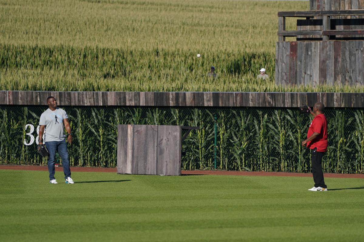 Chicago Cubs players at the Field of Dreams game focus on fatherhood