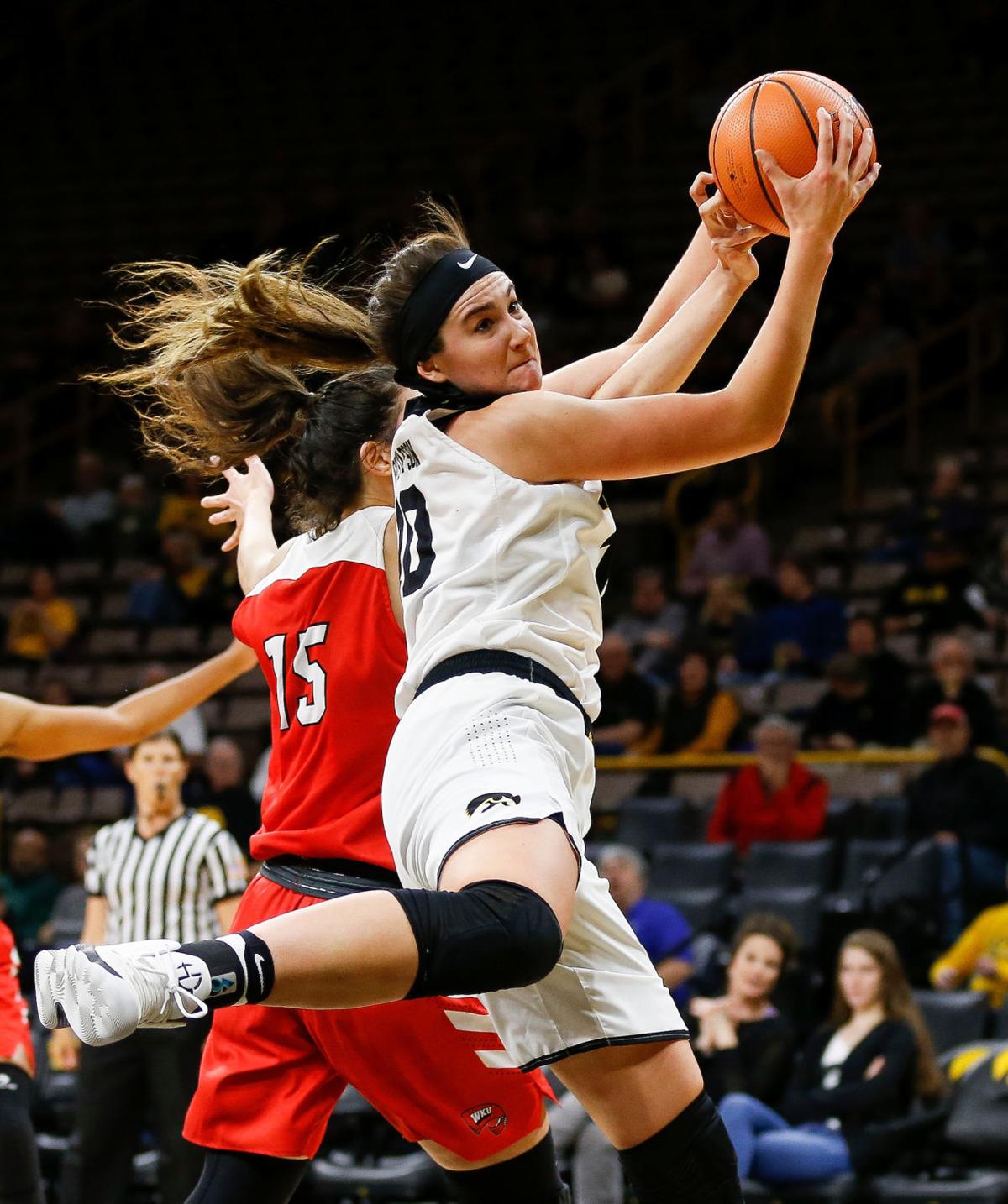 Gustafson Creates Double Double Trouble For Hawkeye Opponents