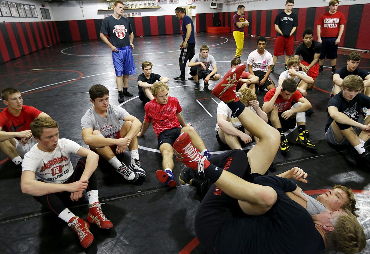 Photos Assumption Wrestling Practice