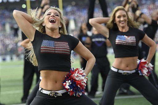 Looks We Love: NFL Cheerleaders Salute in Style!