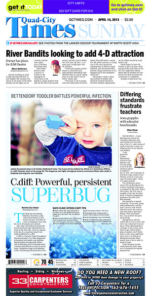 Quad-City Times Front Pages | | Qctimes.com