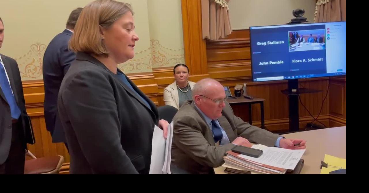 Attorney General Brenna Bird speaks on increased penalties for a drug