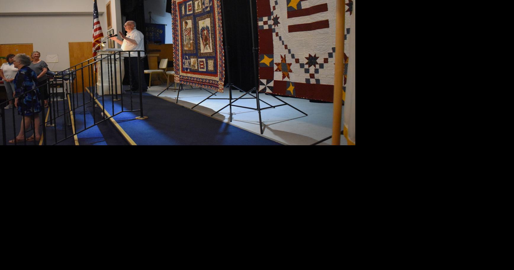 Closing out the 21st Annual Quad Cities Quilts of Valor Awards Ceremony