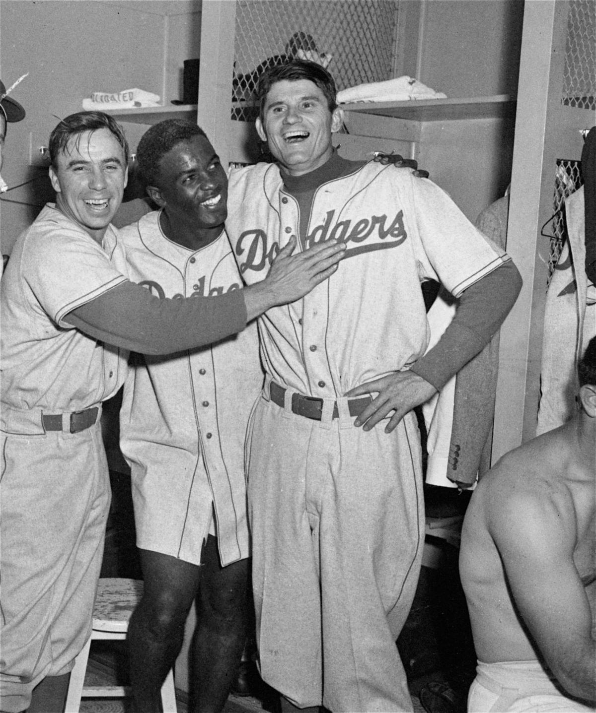 1952: Pee Wee Reese, Jackie Robinson, and Preacher Roe