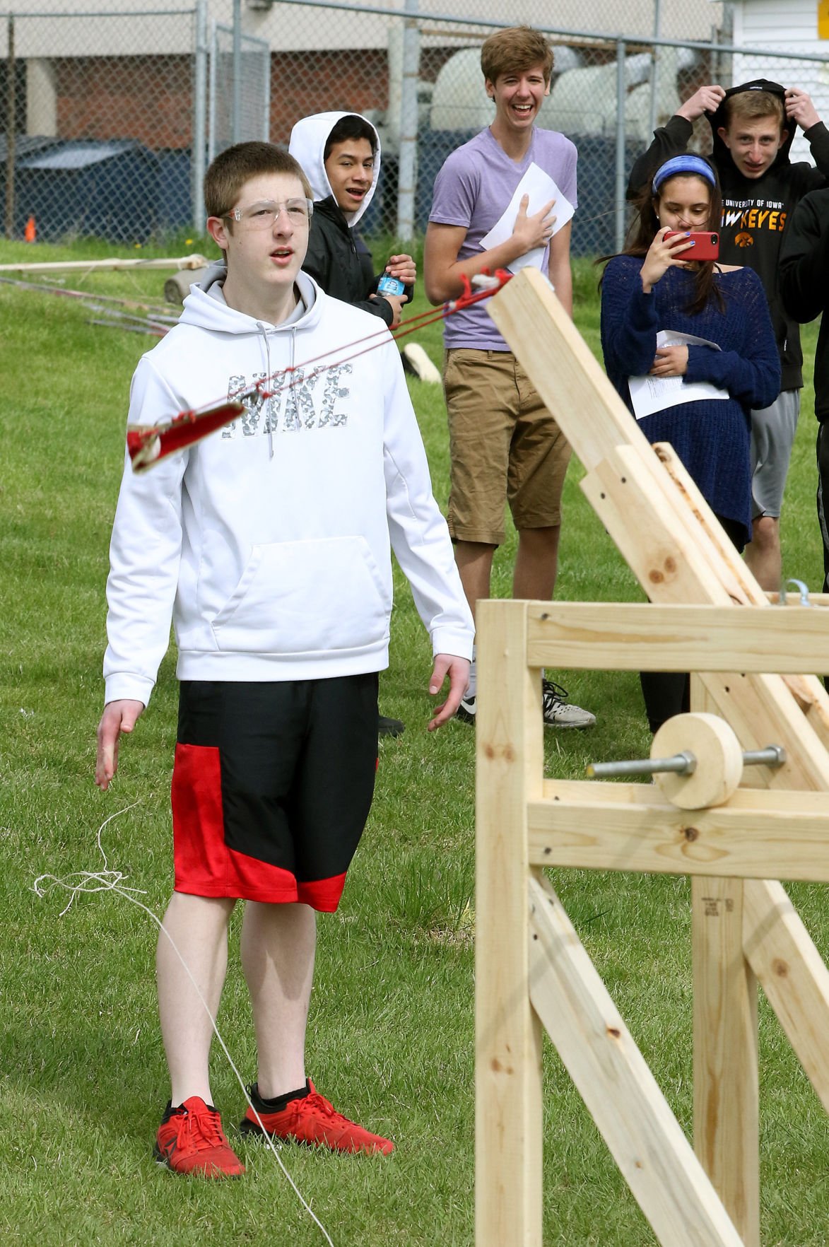 Launching eggs