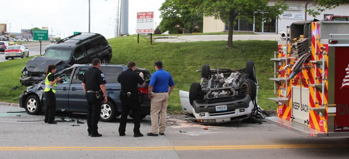 13 injured in 3vehicle crash in Davenport Local News