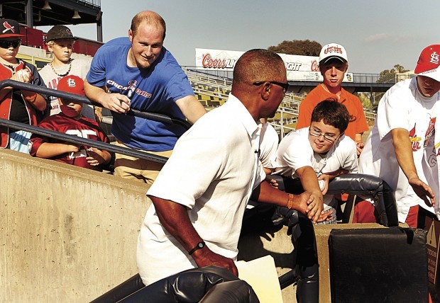 Ozzie Smith Back Flips like No Other can!