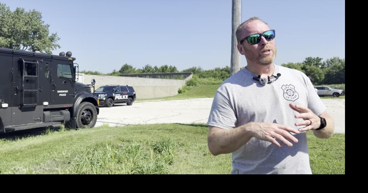 Watch Lieutenant on scene of local law enforcement camp