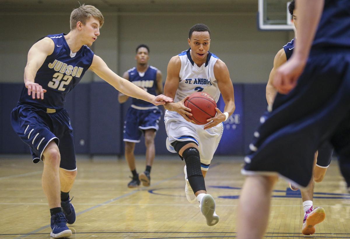 Photos Judson men's basketball at St. Ambrose College Basketball