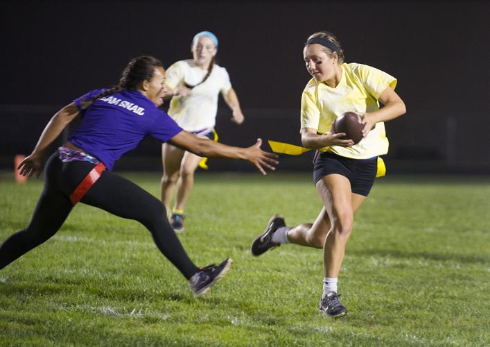 Leveling the playing field MHS girls bring back Powder Puff flag football