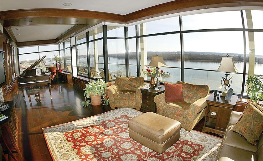 Penthouse condo in Muscatine is open to visitors next weekend