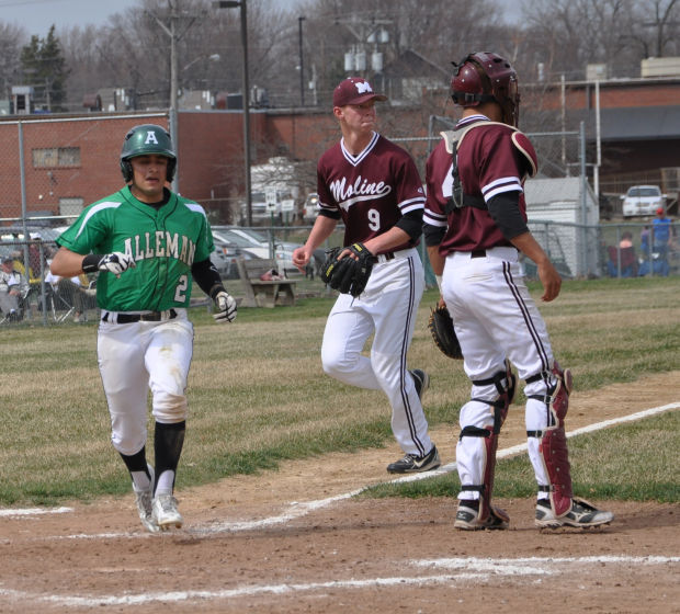 Moline, Alleman split wild Big Six baseball opener High School