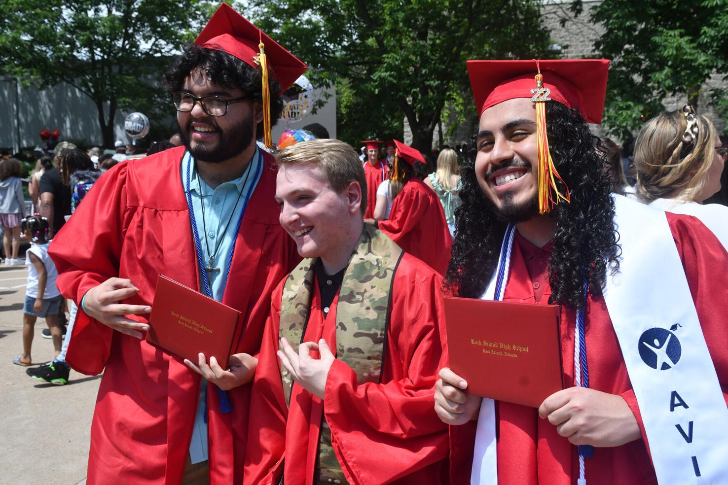 Photos Rock Island High School graduation Saturday at the TaxSlayer