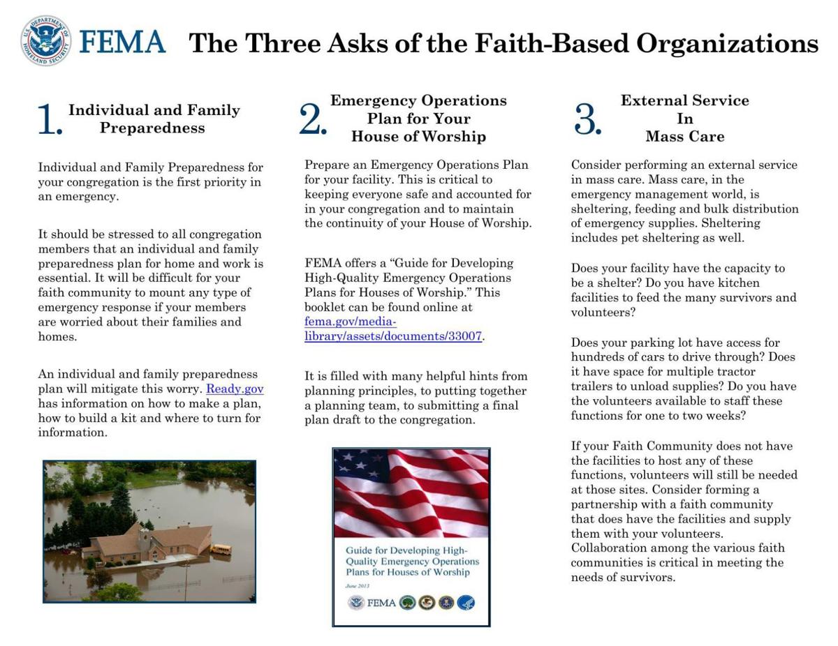 FEMA brochure for local conference