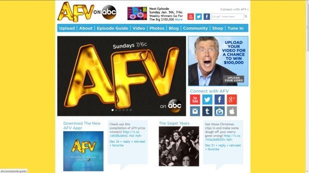 America's funniest videos discount website