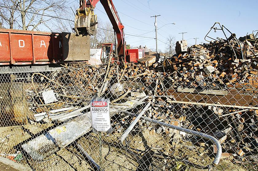 Cleanup begins at burned apartment building