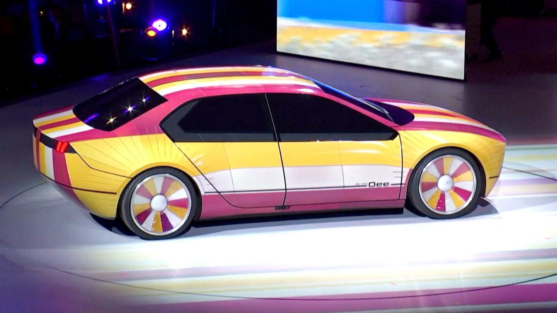 BMW unveils colour-changing concept car i Vision Dee