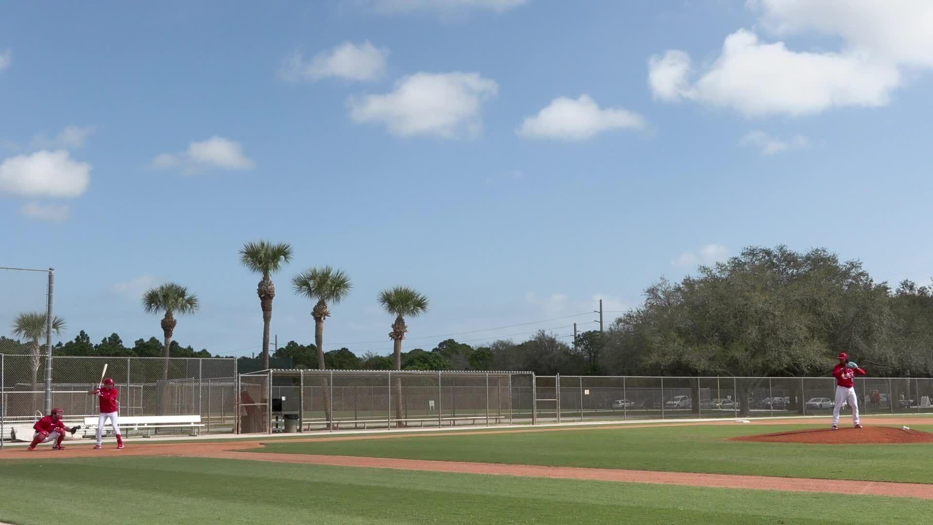 Genesis Cabrera with the Cardinals  Spring training, Fashion, Cardinals