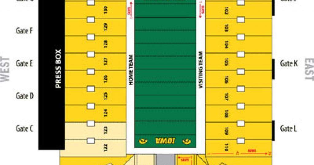 Kinnick Stadium seating chart